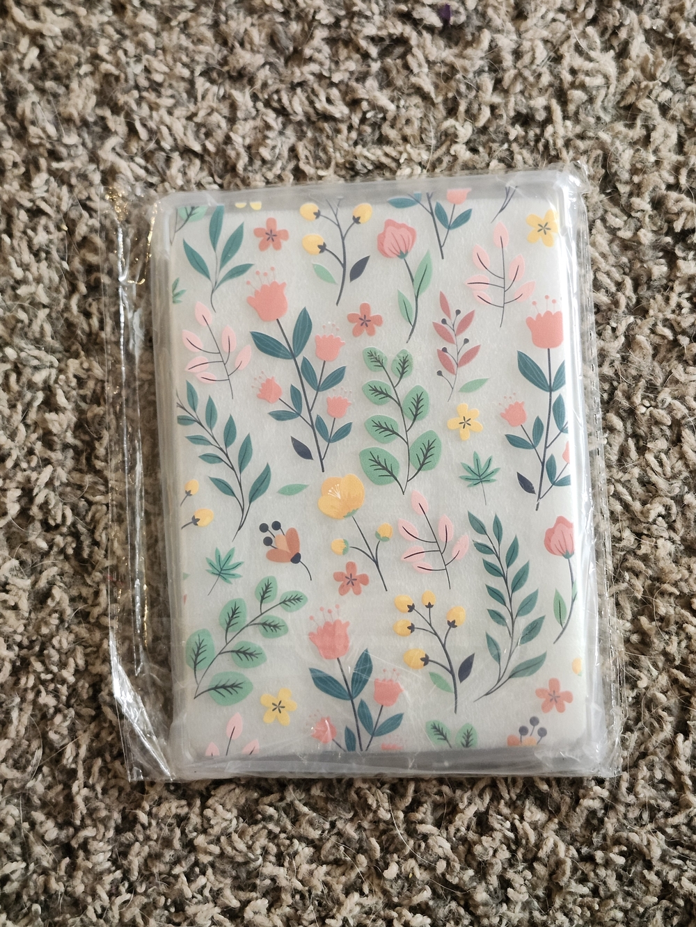 Kindle Paperwhite & Colorsoft Case Clear & Flower Leaf Pattern